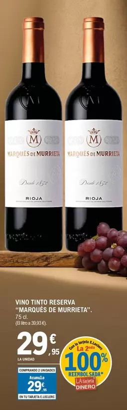 Vino Tinto Reserva