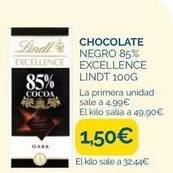 Lindt - Chocolate Negro 85% Excellence