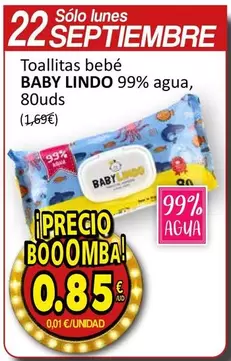Bebé - Toallitas  99% Agua