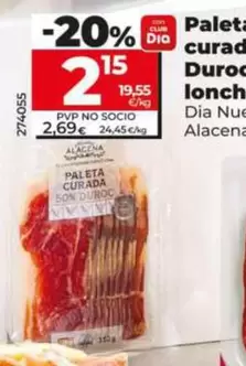 Dia Nuestra Alacena - Paleta Curada Duroc En Lonchas  110 G