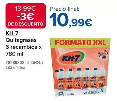 KH-7 - Quitagrasas 6 Recambios X