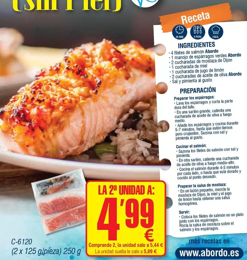 abordo - Receta Ingredientes