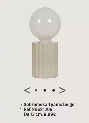 Sobremesa Tyamo Beige