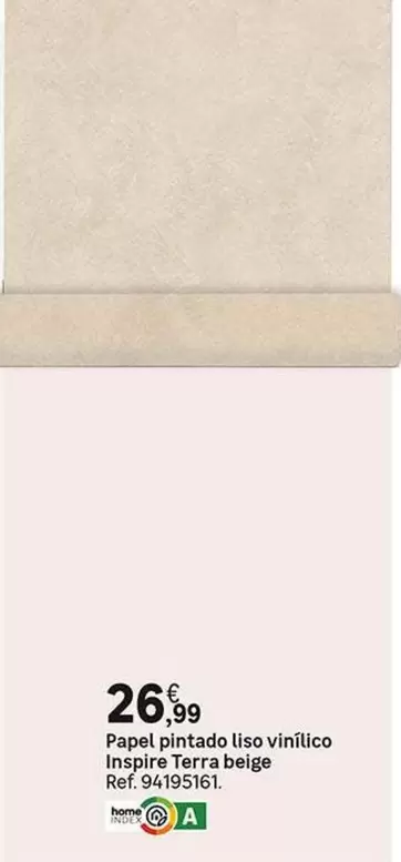 Papel Pintado Liso Vinilico Inspire Terra Beige