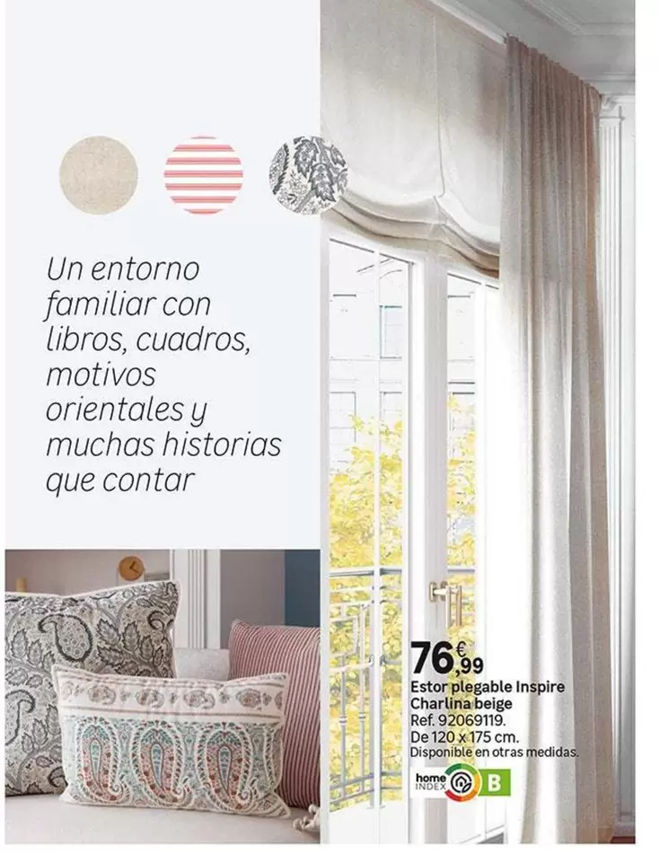 Estor Pregable Inspire Charlina Beige