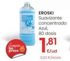 Eroski - Suavizante Concentrado Azul