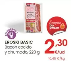 Eroski Basic - Bacon Cocido Y Ahumado