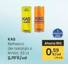 Kas - Refresco De Naranja O Limon