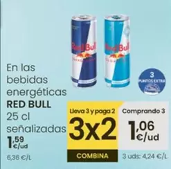 Red Bull - En Las Bebidas Energeticas 25 Cl Senalizadas