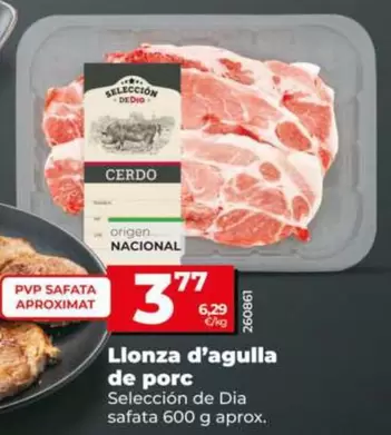 Seleccion De Dia - Chuleta De Aguja De Cerdo 