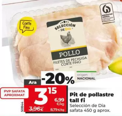 Seleccion De Dia - Pechuga De Pollo Corte Fino 