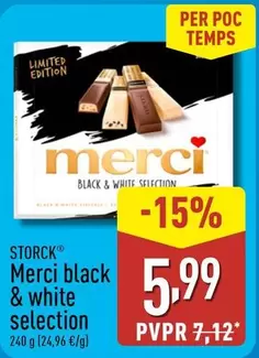 Merci -  Black & White Selection