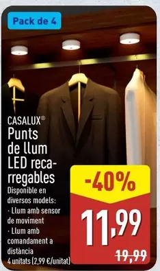 Casalux - Punts De Llum Led Recarregables