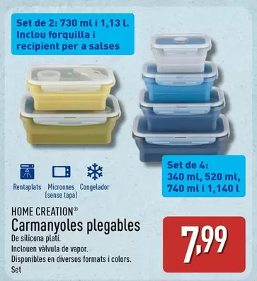 Home Creation - Carmanyoles Plegables
