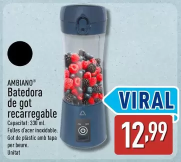 Ambiano - Batedora De Got Recargable