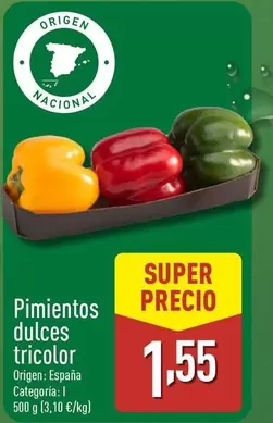 Pimientos Dulces Tricolor