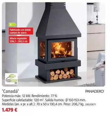 Panadero - Chimenea De Leña 'Canada'