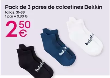 Pack De 3 Pares De Calcetines