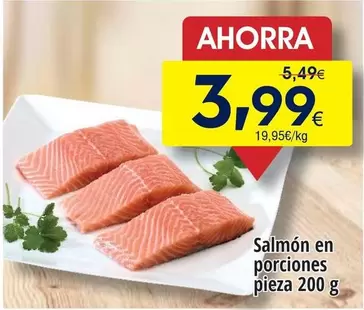 Salmón En Porciones Pieza 200 G