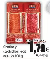 Froiz - Chorizo Y Salchichon Extra 2x100 G