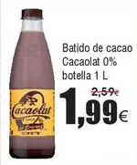 Cacaolat - Batido De Cacao 0% Botella 1 L