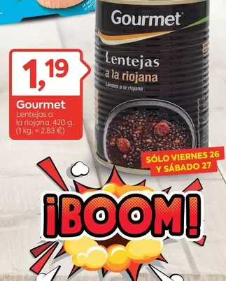 Gourmet - Lentejas A La Riojana