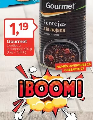 Gourmet - Llentes A La Riojana