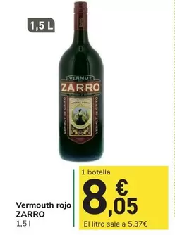 Zarro - Vermouth Rojo
