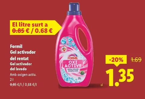 Formil -  Gel Activador Del Lavado
