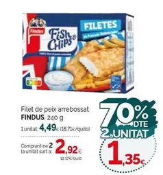 Findus - Filet De Peix Arrebossat