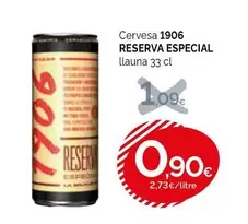 1906 - Cervesa Reserva Especial