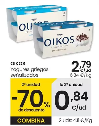 OIKOS - Yogures Griegos Señalizados 