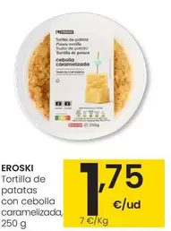 Eroski - Tortilla De Patatas Con Cebolla Caramelizada