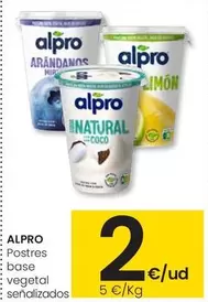 Alpro - Postres Base Vegetal Señalizados 