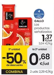 Gallo -  Los Productos Señalizados