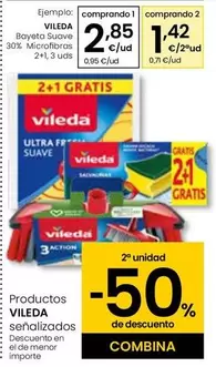 Vileda - Bayeta Suave 30% Microfibras 