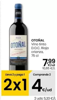 Otoñal - Vino Tinto D.O.C. Rioja Crianza