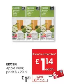 Eroski - Apple Drink
