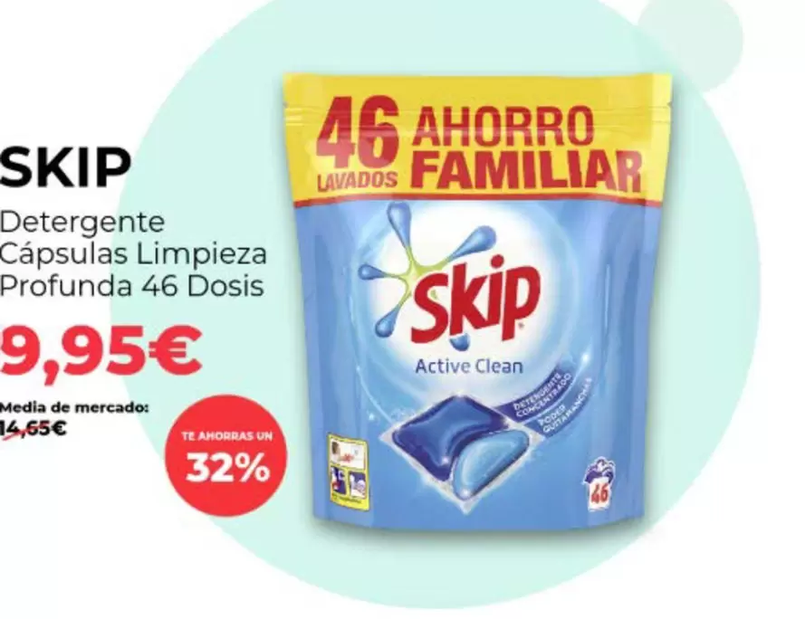 Skip - Detergente Capsulas Limpieza Profunda