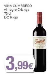 Viña Cumbrero -  Vi Negre Criança