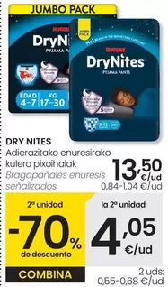 DryNites - Bragapañales Enuresis 