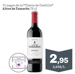 Altos de Tamarón - Vi Negre De La "tierra De Castilla"