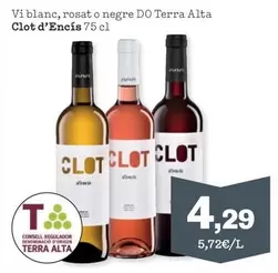 Terra - Vi Blanc, Rosat O Negre D0  Alta