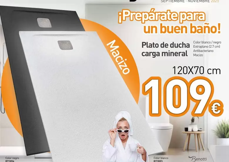 Plato De Ducha Carga Mineral