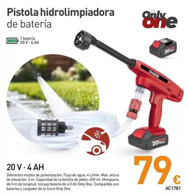 Pistola Hidrolimpiadora De Batería
