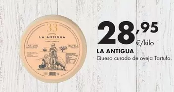 La Antigua - Queso Curado De Oveja Tartufo