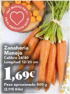 Zanahoria Manojo