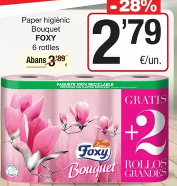 Foxy - Paper Higienic Bouquet