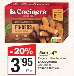 La Cocinera - Fingers O San Jacobos