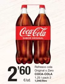 Coca-Cola - Refresco Cola Original O Zero
